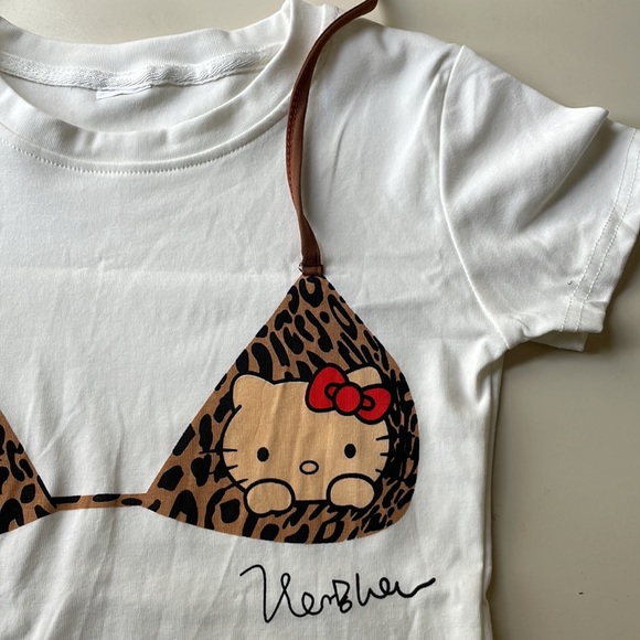 Hawaii Tan Hello Kitty Baby Tee - Picture 4 of 5